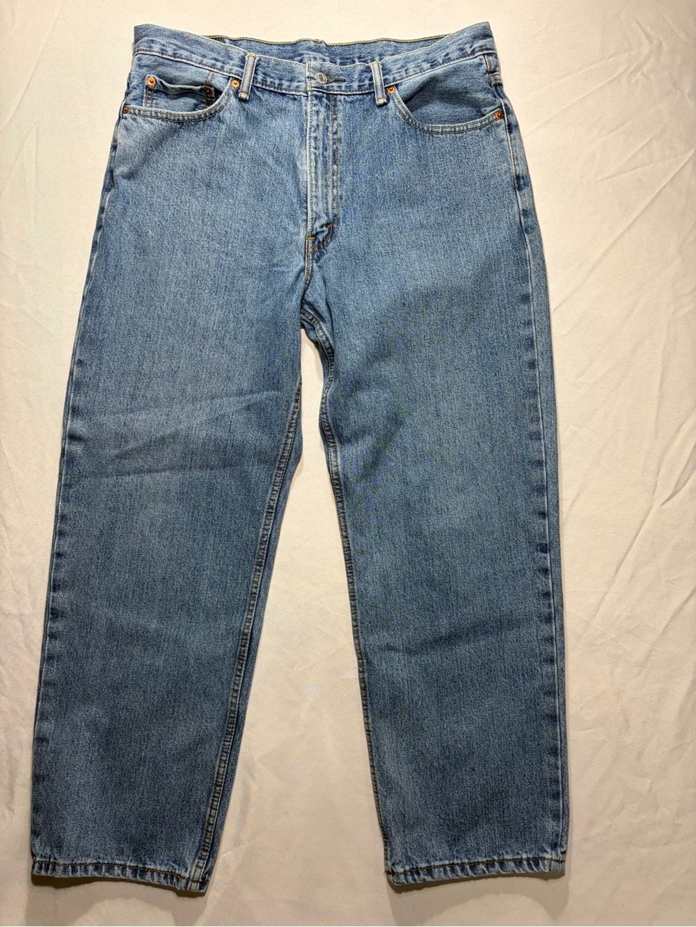 Levi's Men's Straight Jeans in Light Blue Denim